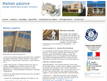 Tablet Screenshot of maison-passive.fr